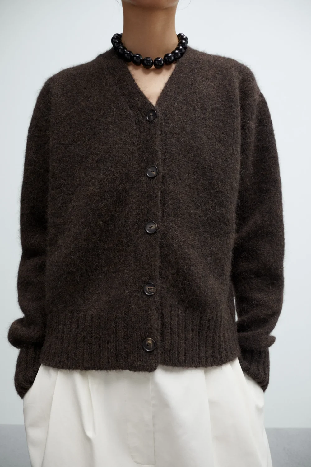 BABY ALPACA CARDIGAN - 2