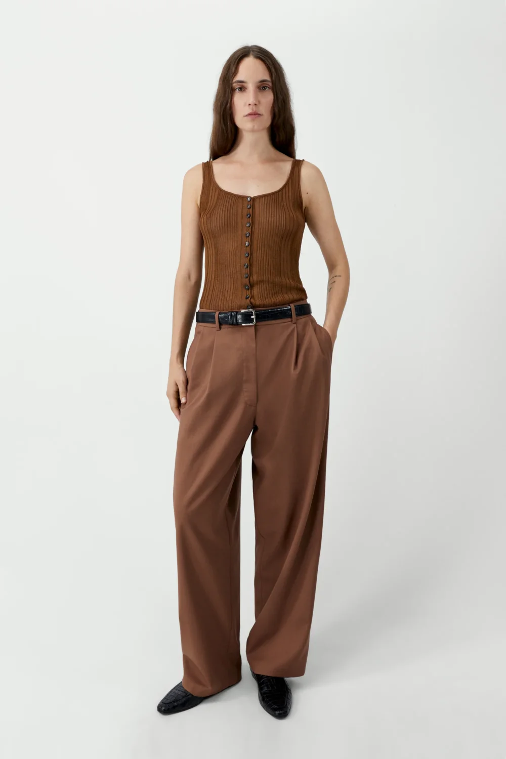 TAILORED MASCULINE PANTS