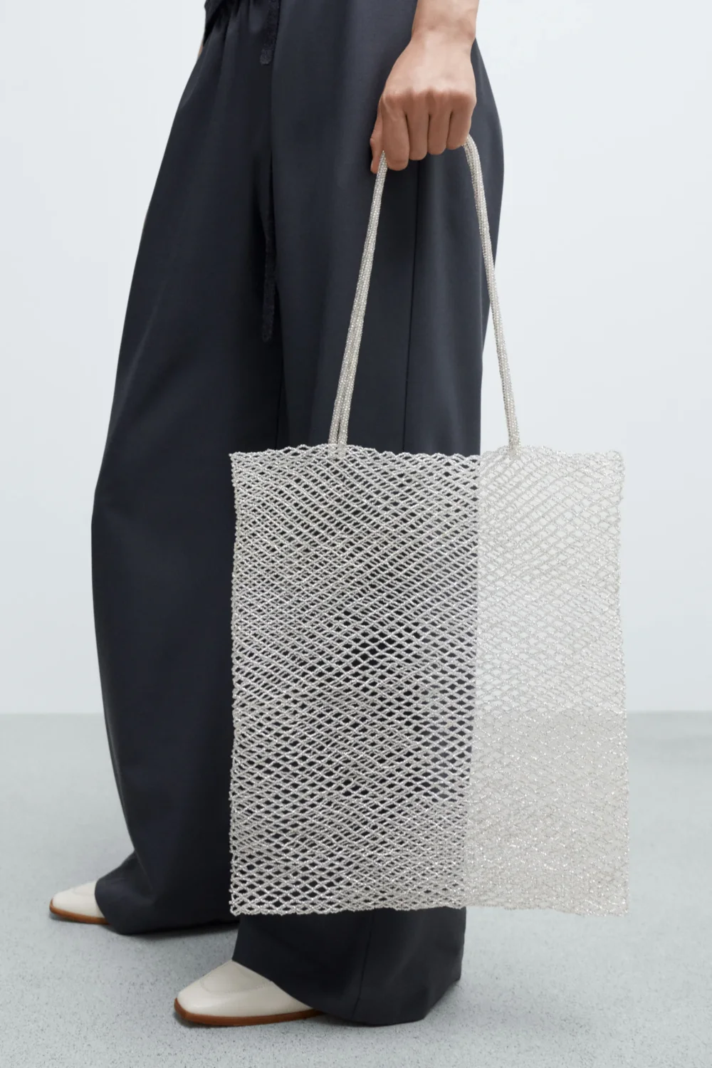 HANDMADE BEADED TOTE BAG - 2