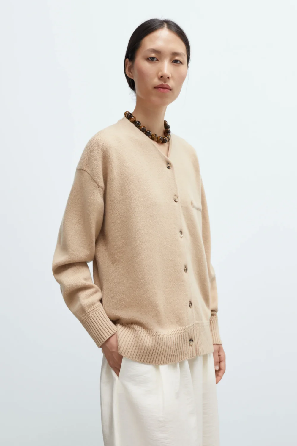 MERINO WOOL CARDIGAN - 2