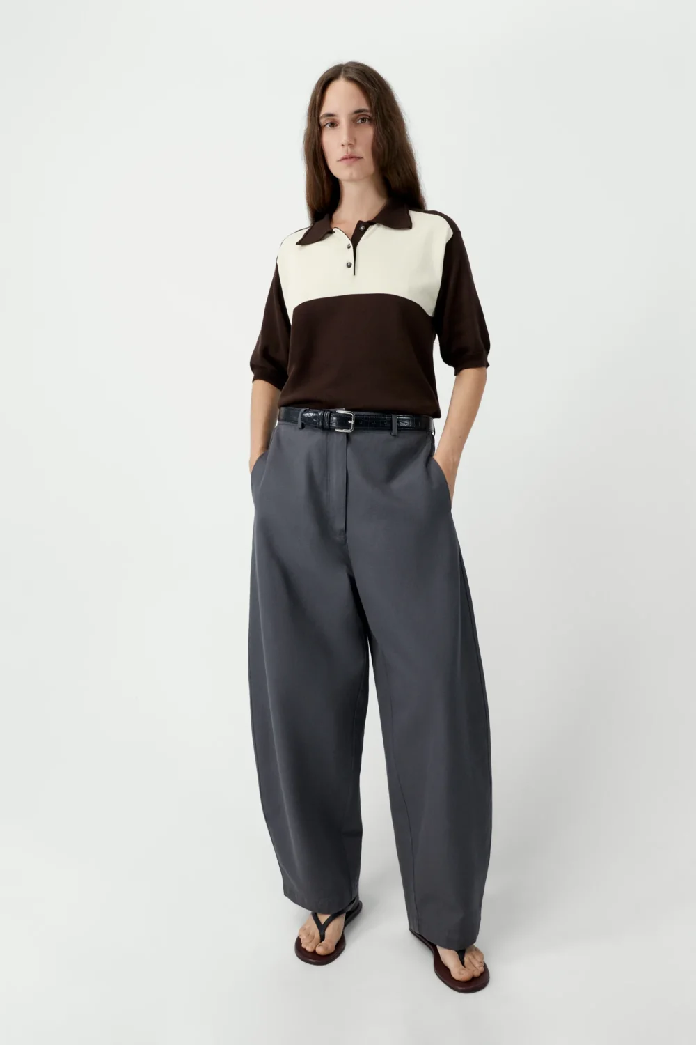 ORGANIC COTTON COLORBLOCK POLO