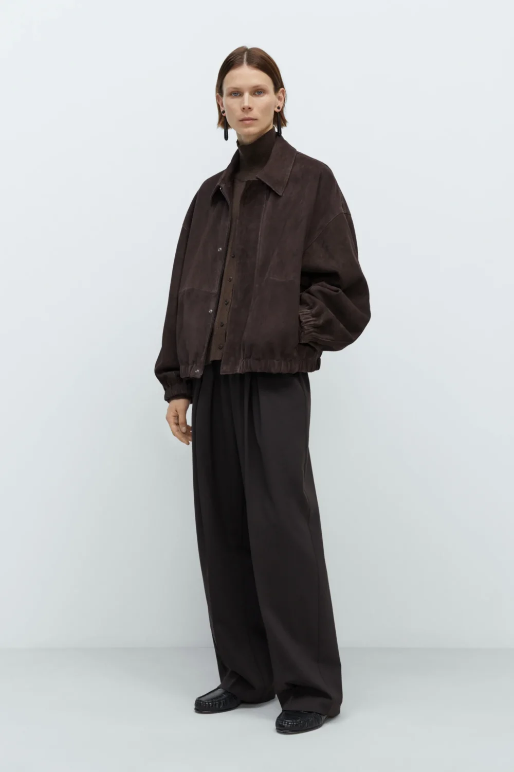 SUEDE BOMBER JACKET