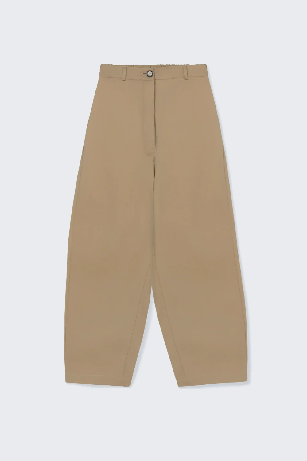 COTTON CURVED PANTS - 4
