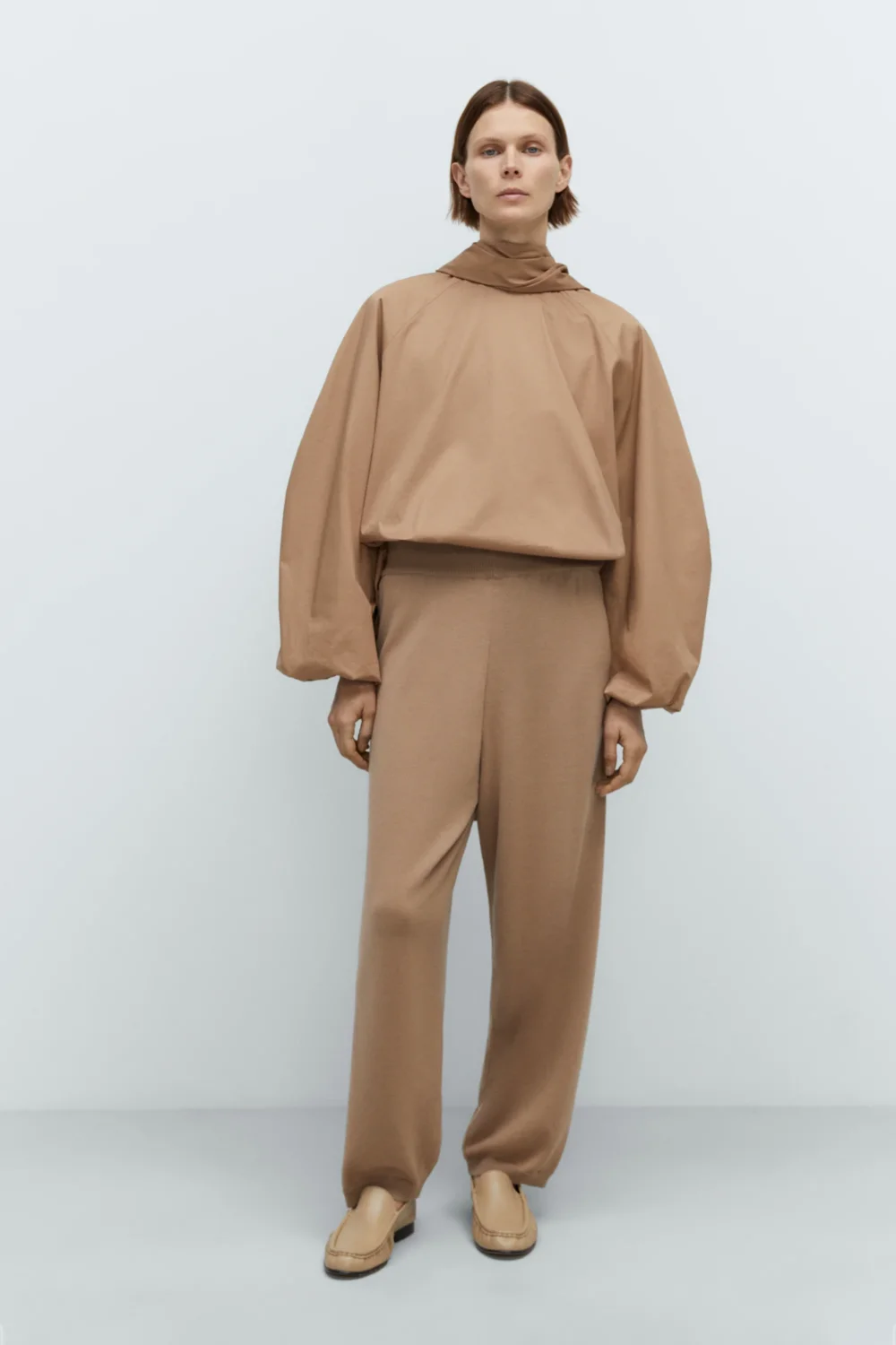 MERINO WOOL STRAIGHT PANTS