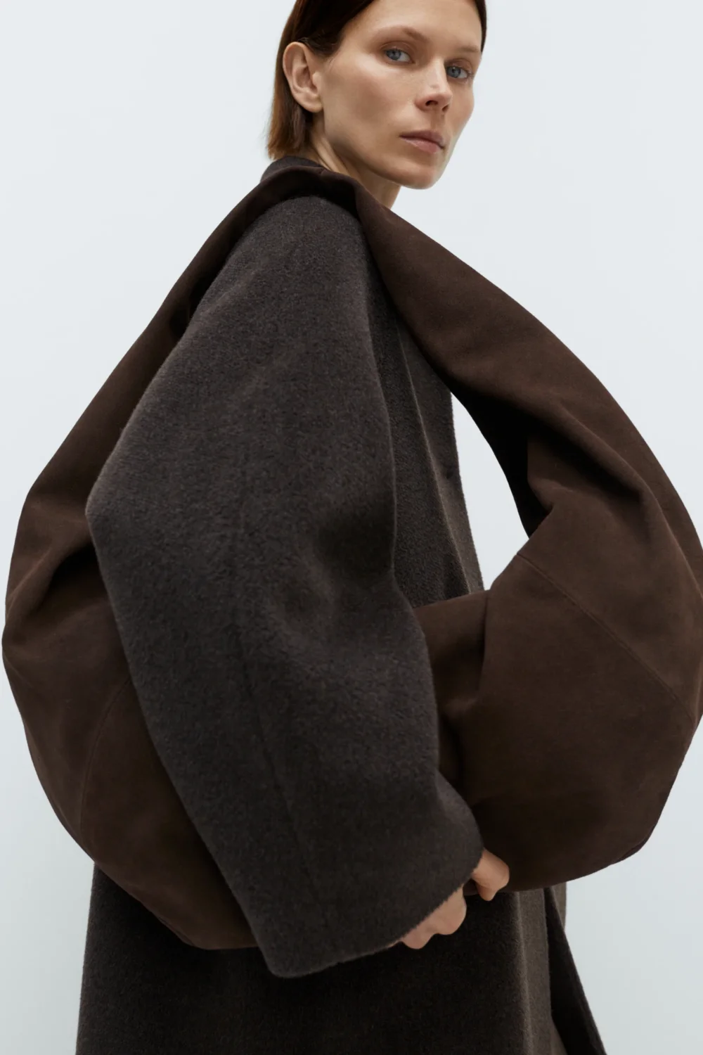 SUEDE CROSSBODY XL BAG