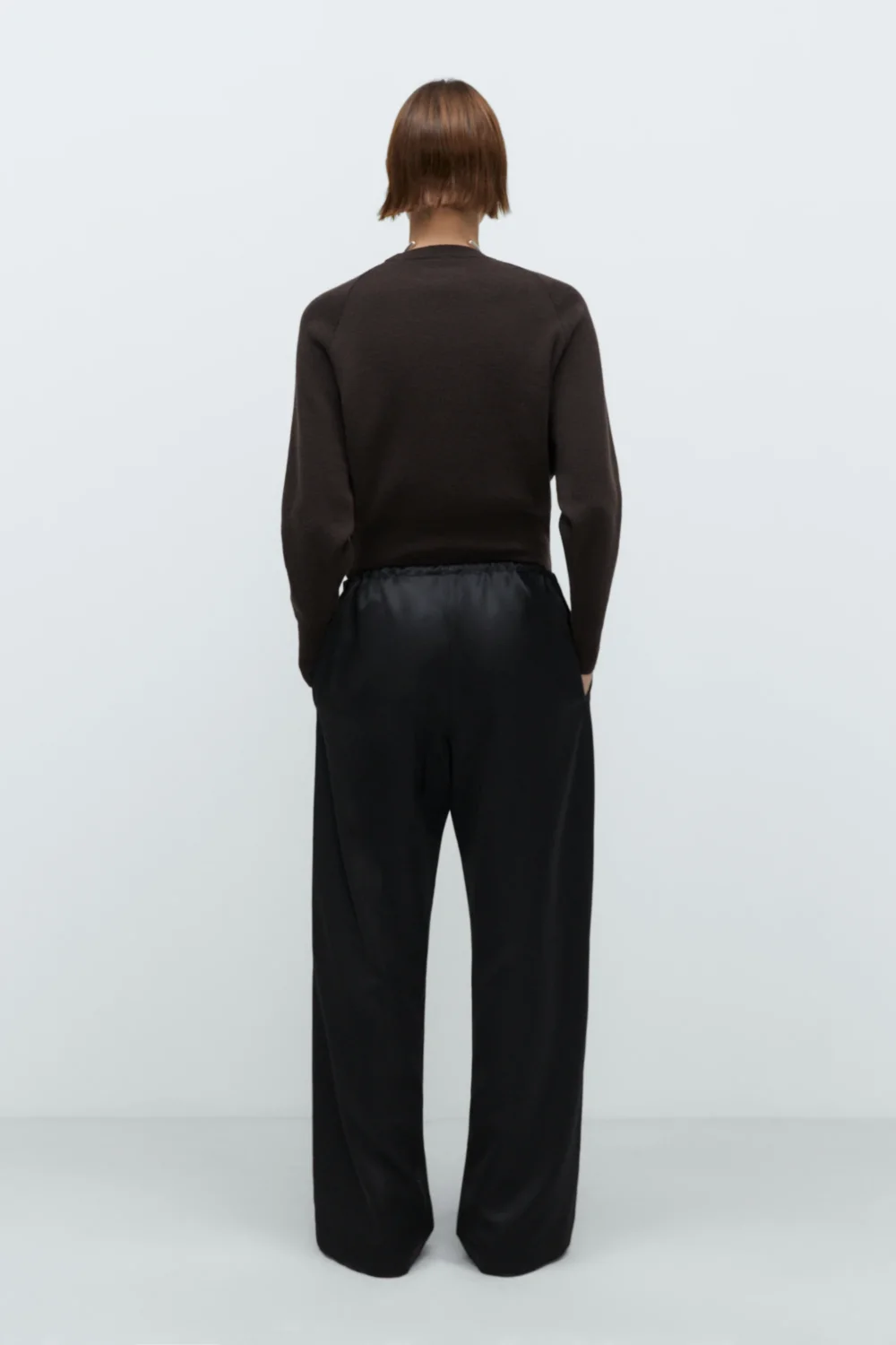 SATIN RELAXED PANTS - 3