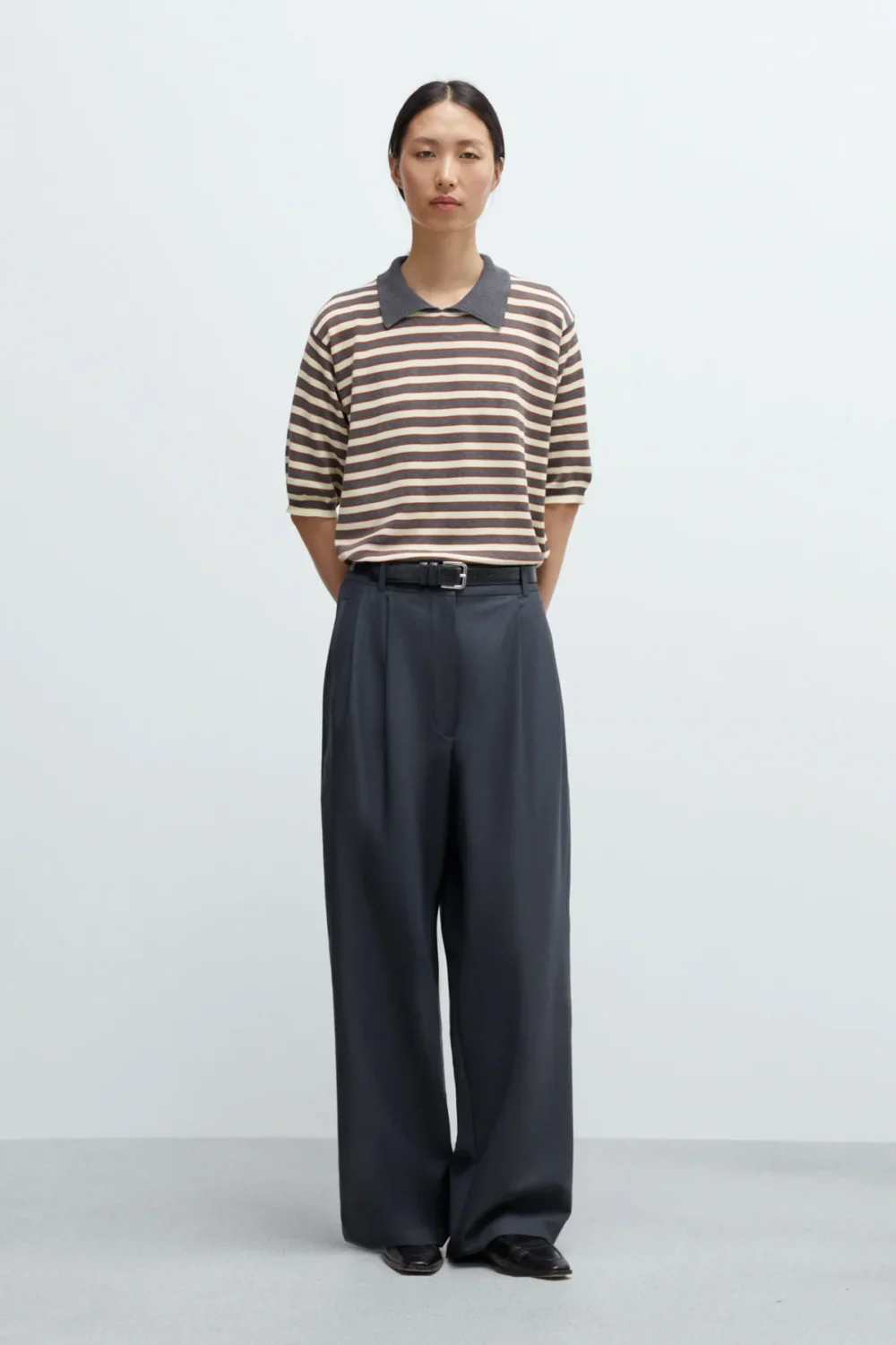 ORGANIC COTTON STRIPED POLO