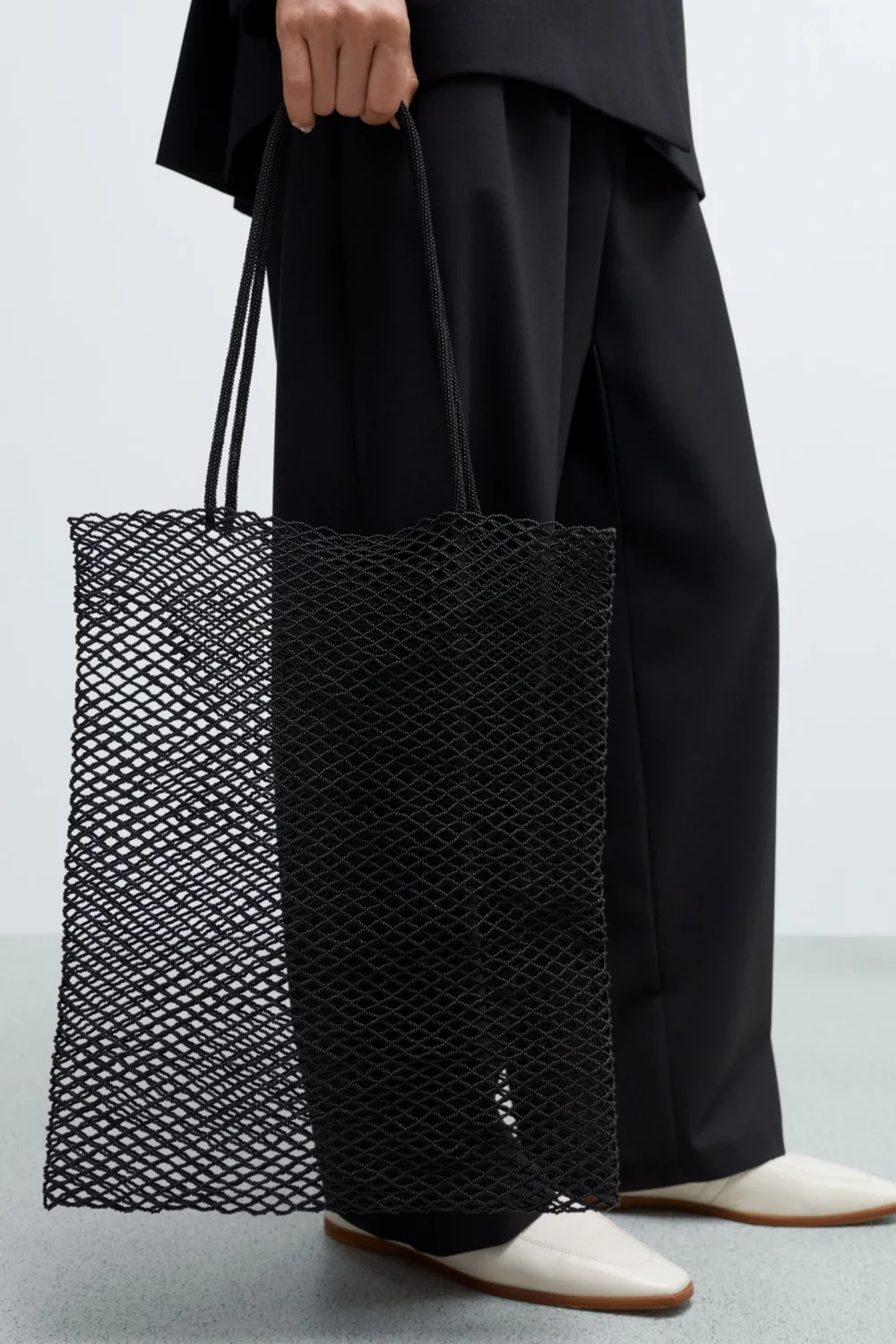 HANDMADE BEADED TOTE BAG
