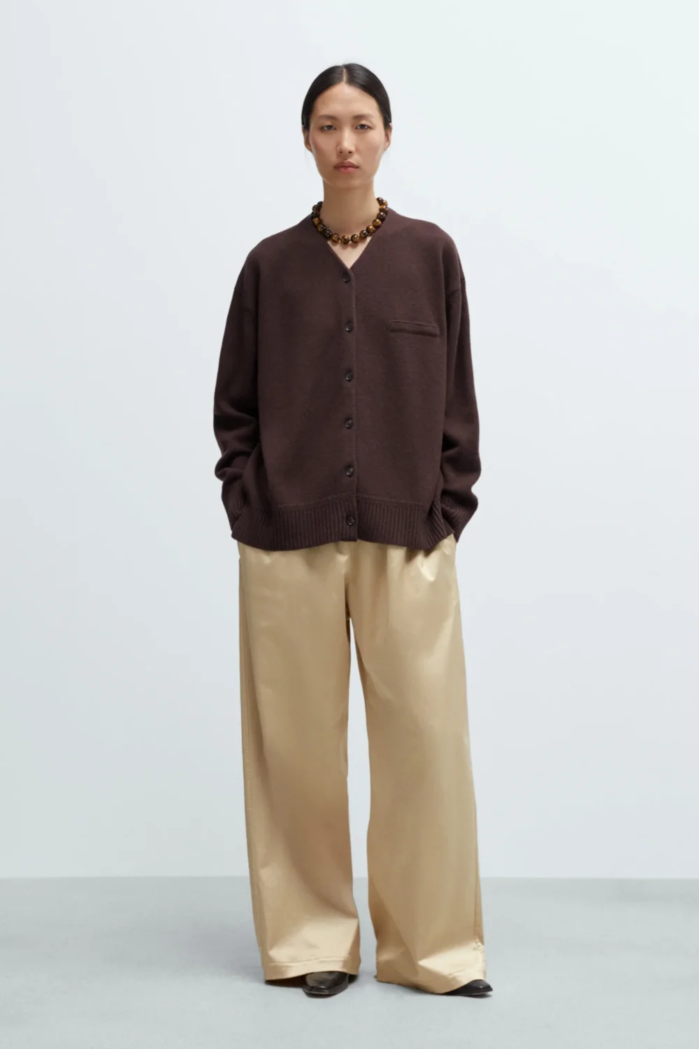 MERINO WOOL CARDIGAN