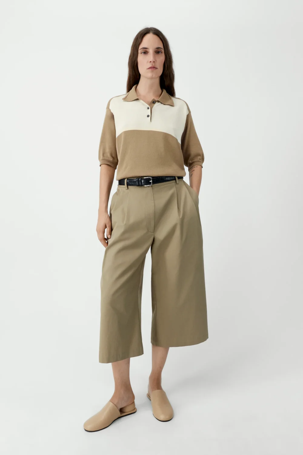 ORGANIC COTTON COLORBLOCK POLO
