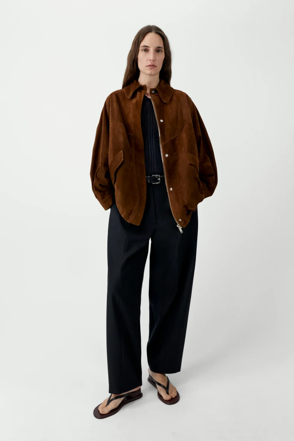 SUEDE BATWING JACKET