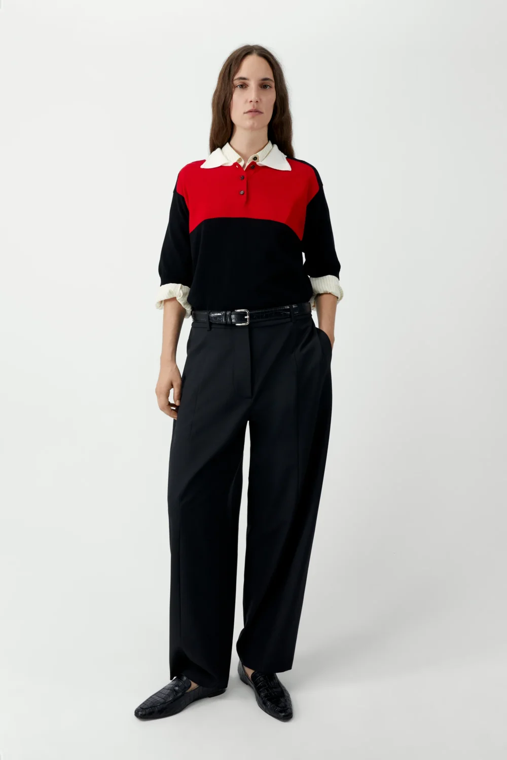 ORGANIC COTTON COLORBLOCK POLO