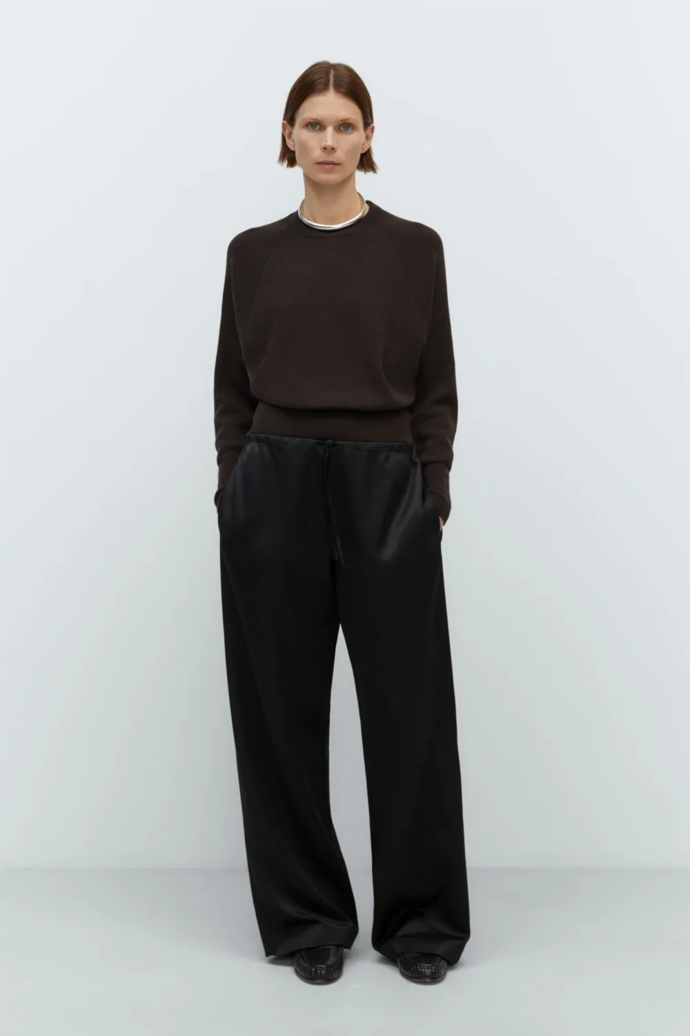 SATIN RELAXED PANTS