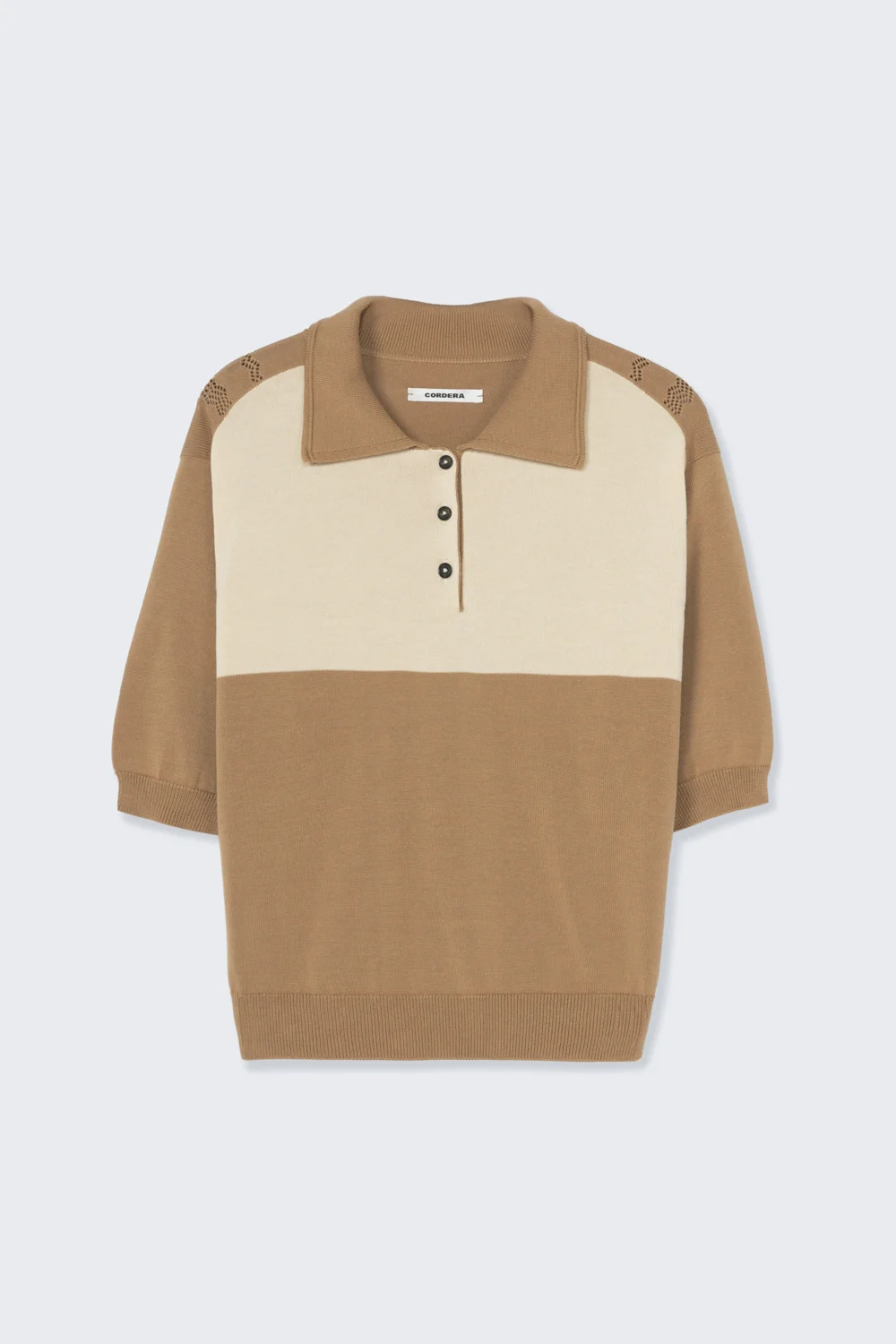 ORGANIC COTTON COLORBLOCK POLO - 4