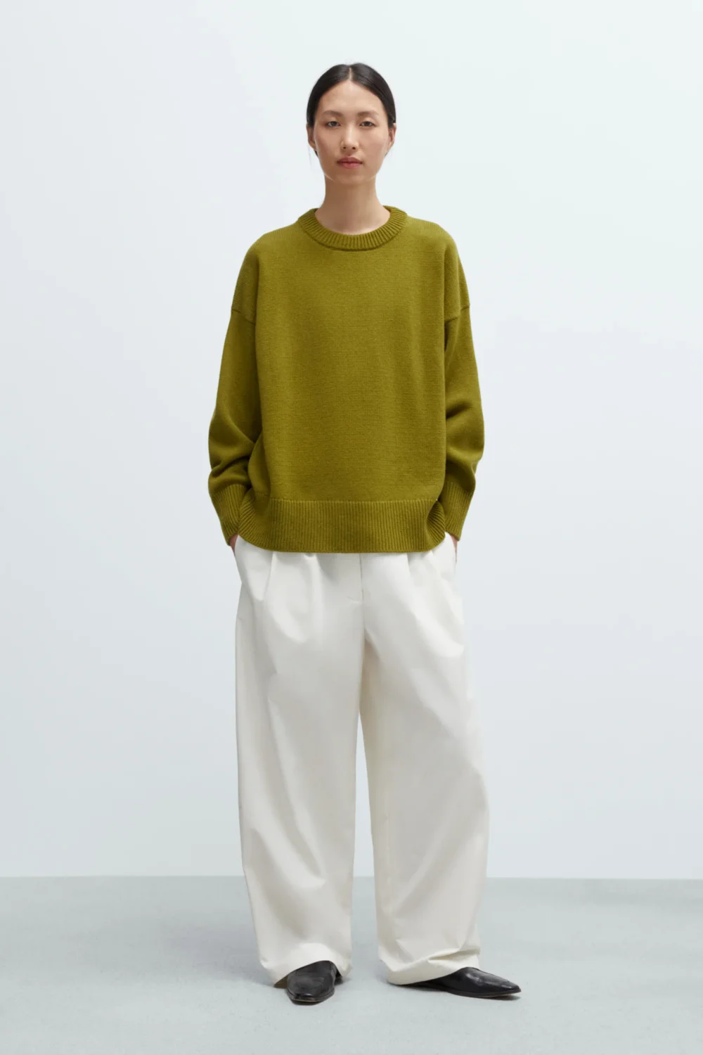 MERINO WOOL OVERSIZED SWEATER