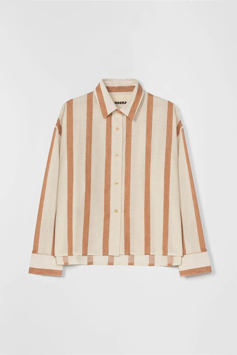 WIDE STRIPES SHIRT ADOBE