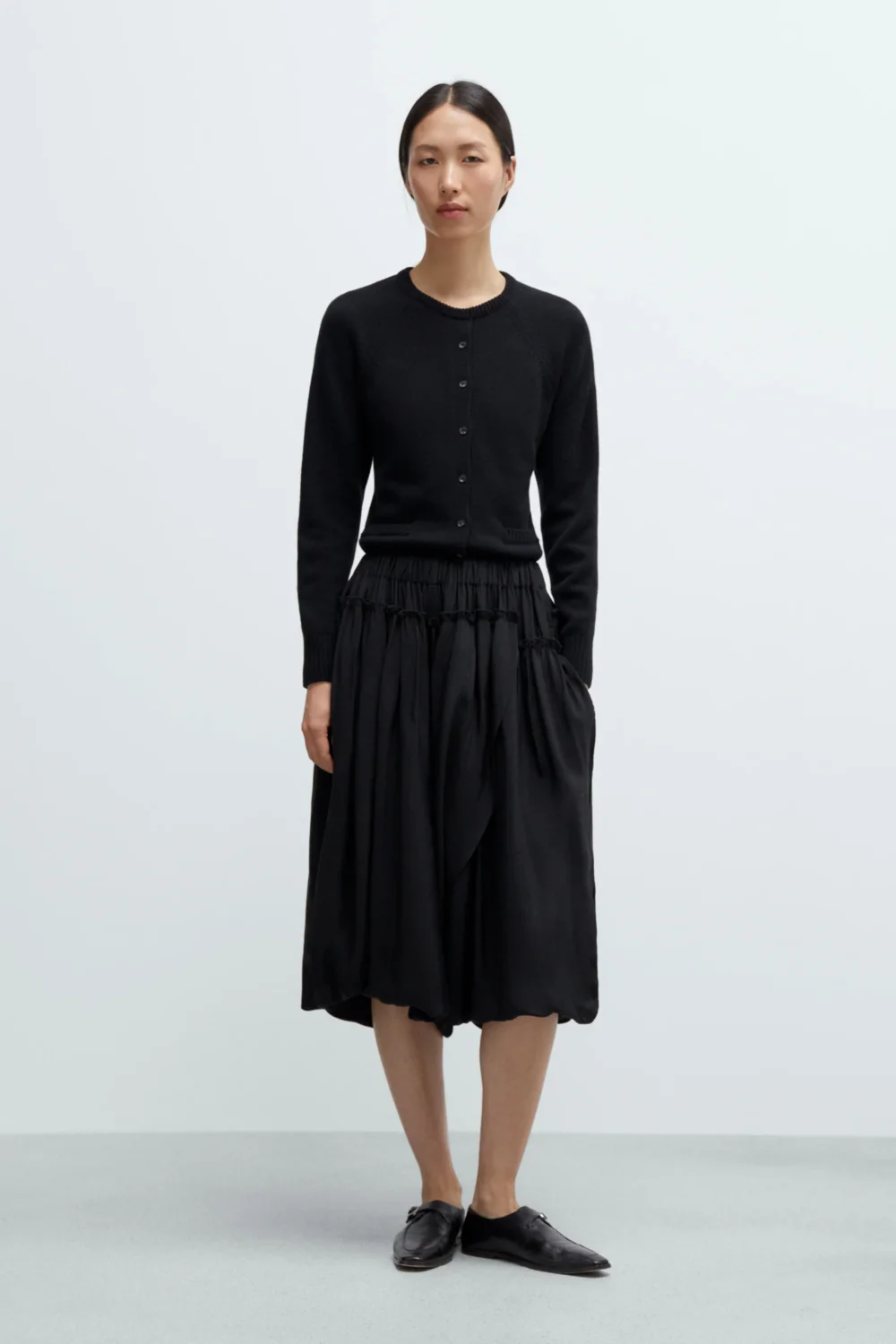 RUFFLED SKIRT PANTS