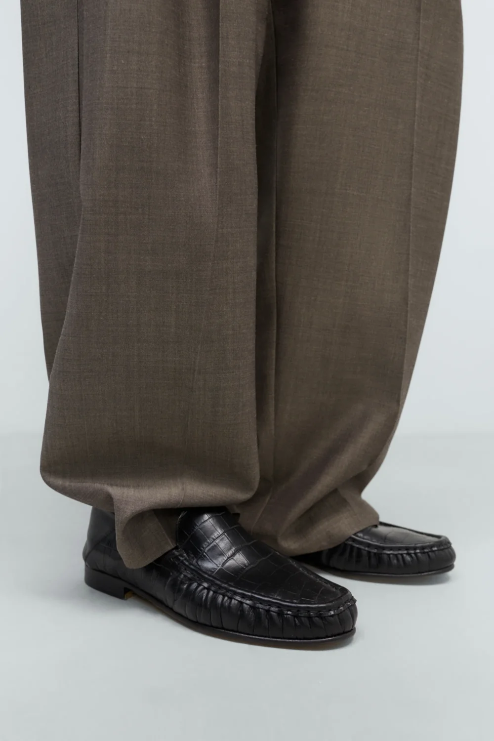 LEATHER LOAFER RAMA CROCODILE