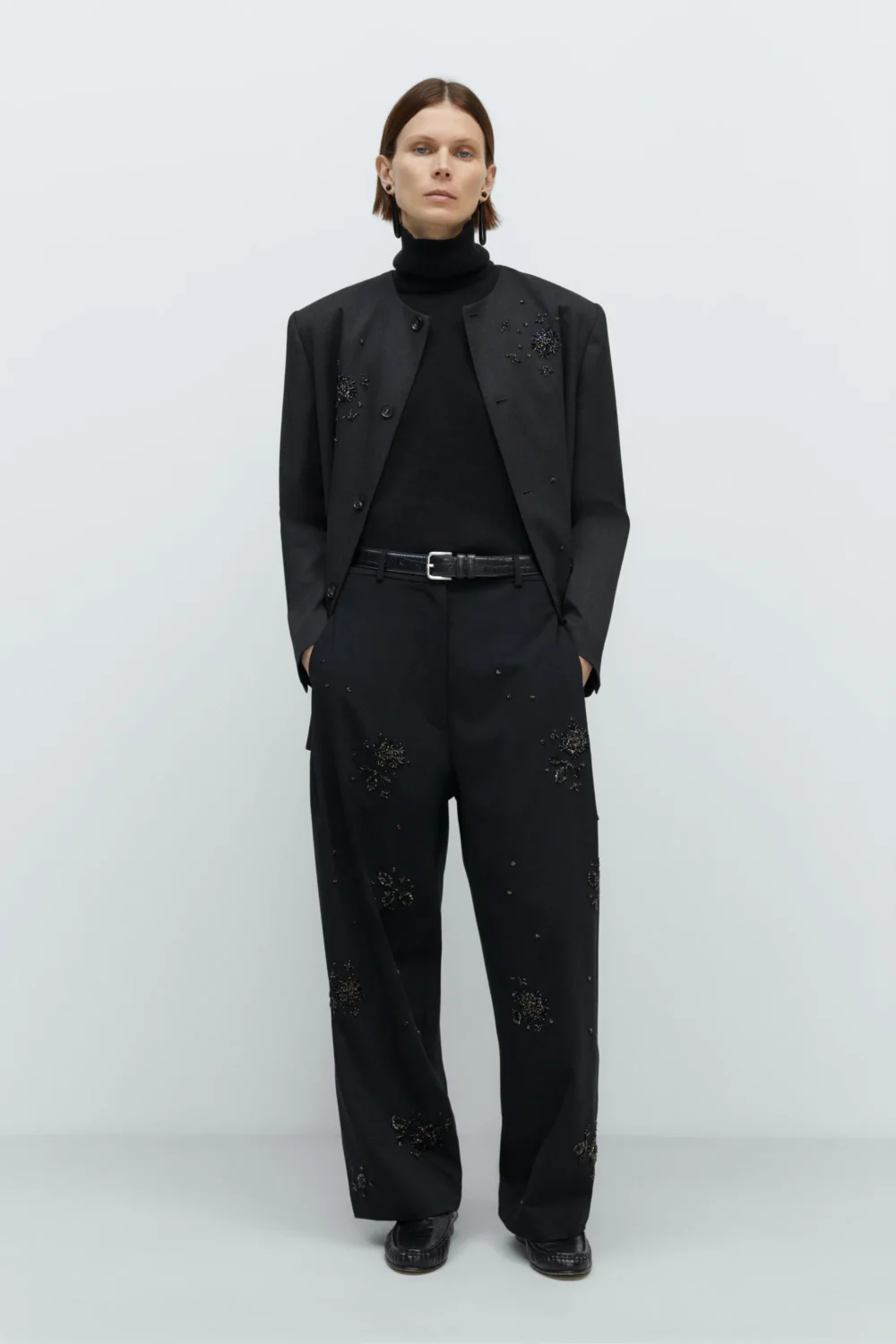 EMBELLISHED TAILORING PANTS