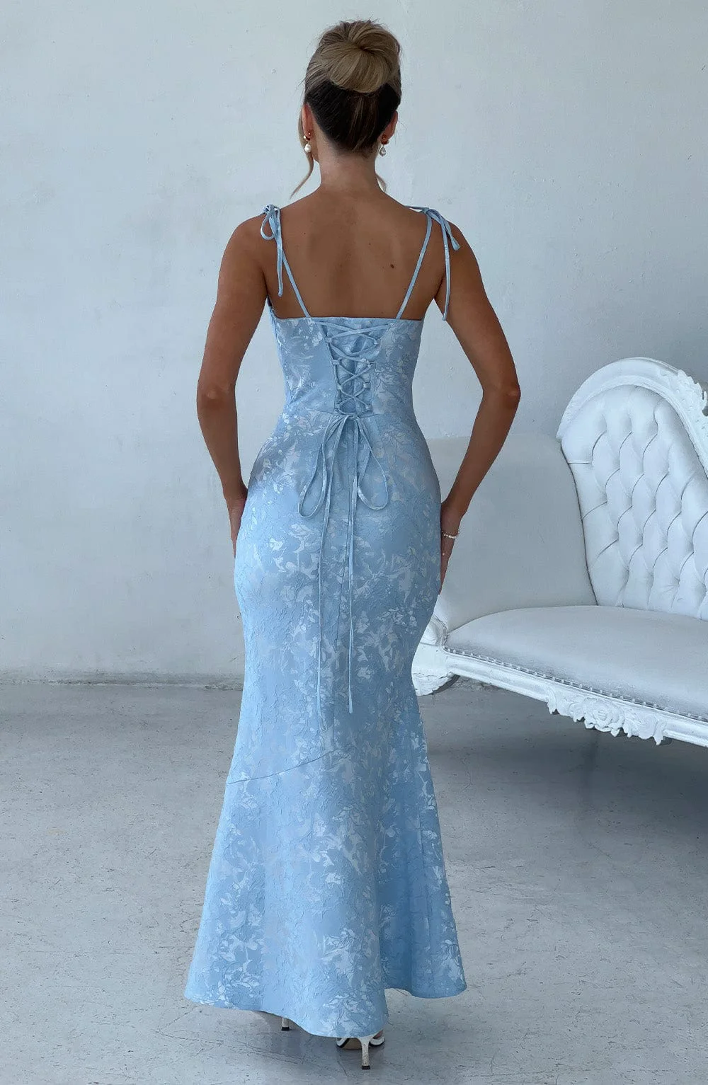Whitney Maxi Dress - Blue - 2