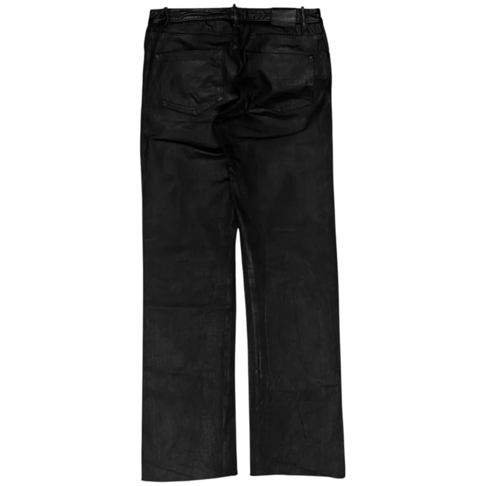 Balenciaga Waxed Leather Waist Jeans - AW15 - 3