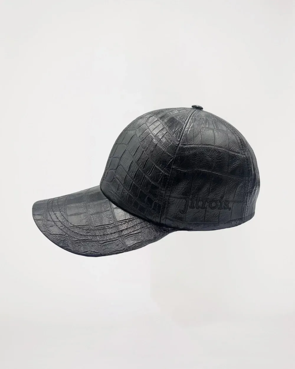 LUD Croco Leather Cap