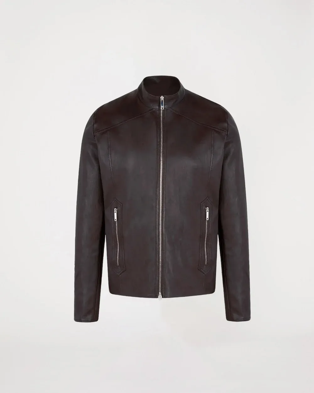 BYRON Brown Leather Jacket