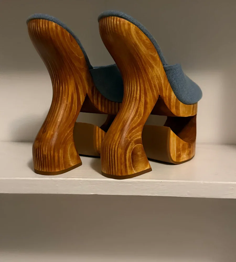 Denimwood Mules