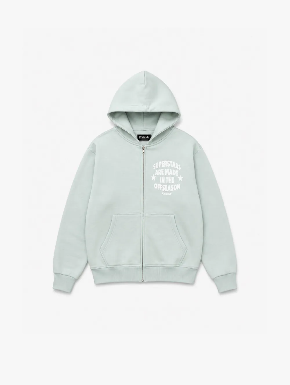 SUPERSTAR ZIP-THROUGH HOODIE | AIR BLUE