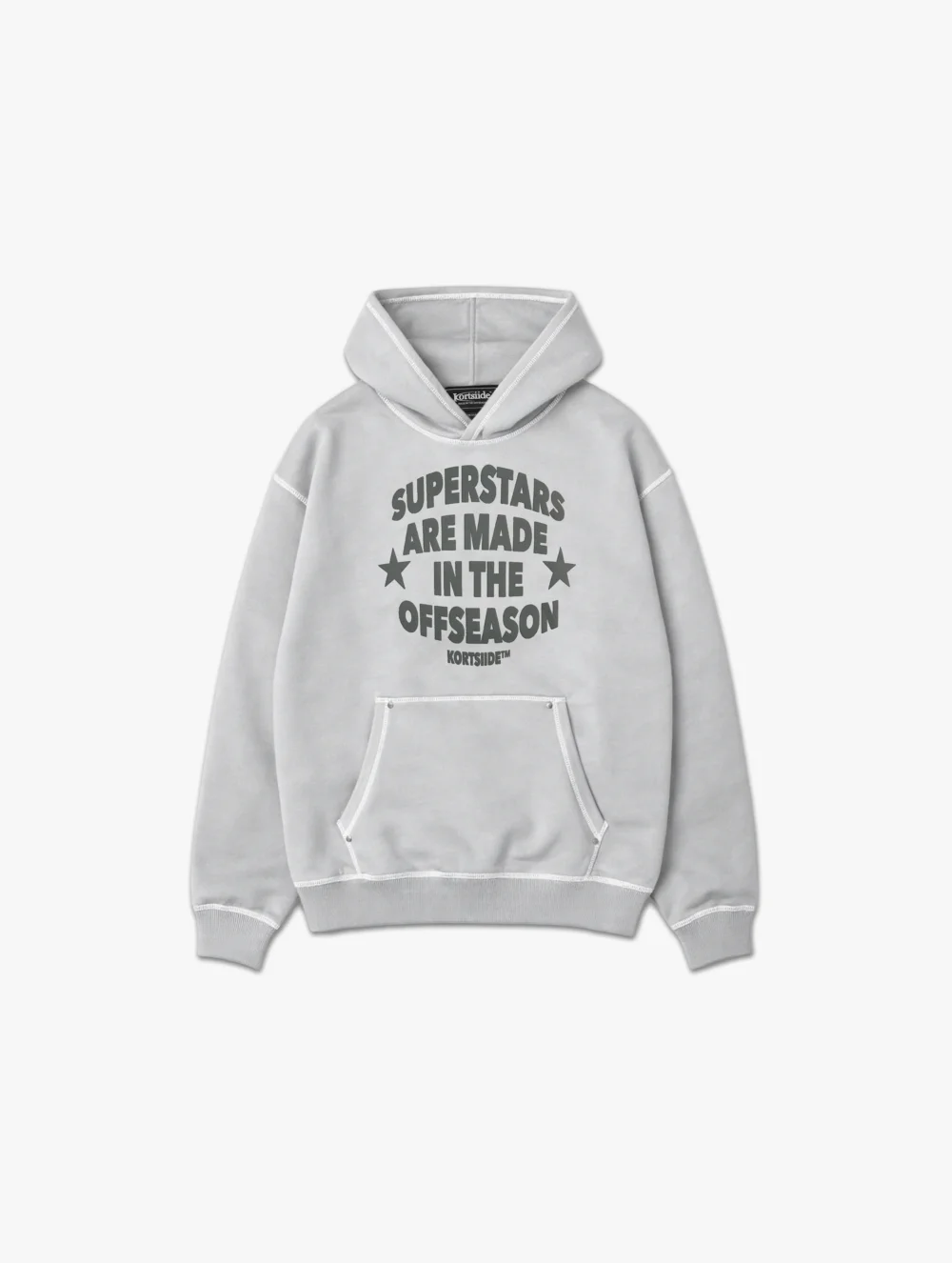 SUPERSTAR STITCHED HOODIE | DUSK GREY