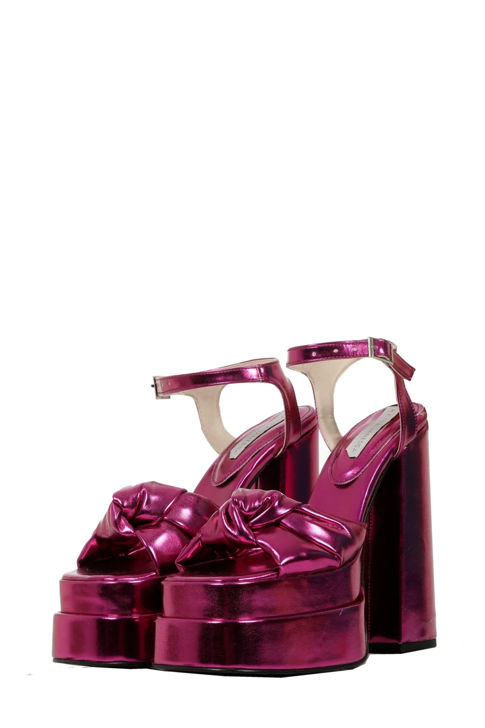 Patent Leather Platform Sandals