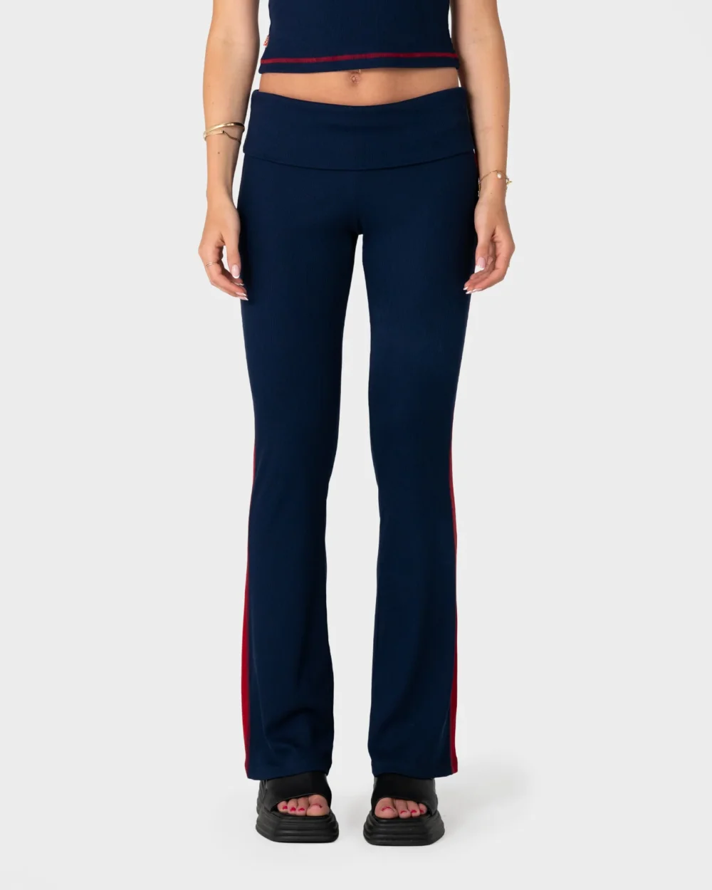 Hilton Low Rise Bootleg Rib Pant