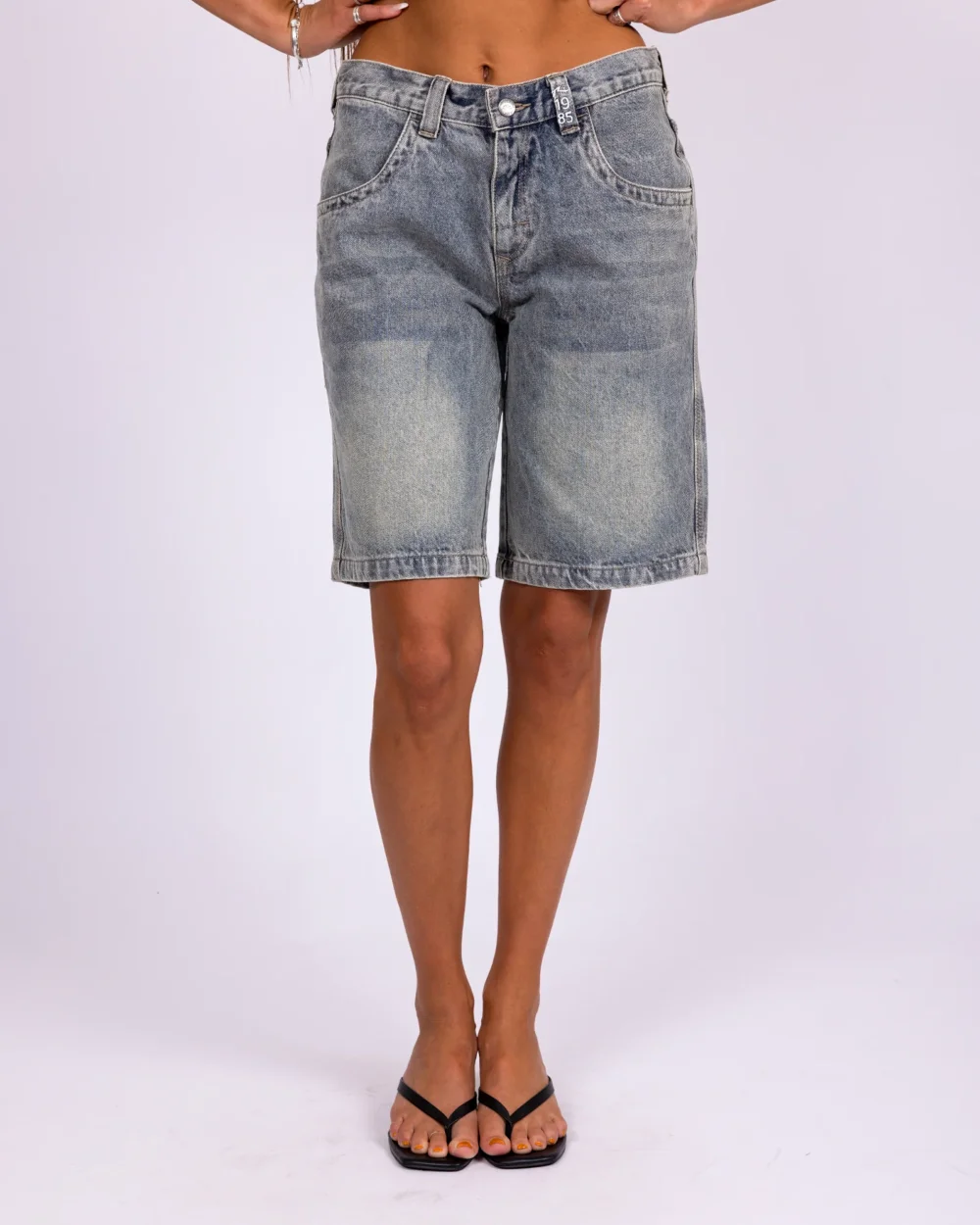 Flip Mommy Low Rise Denim Jort