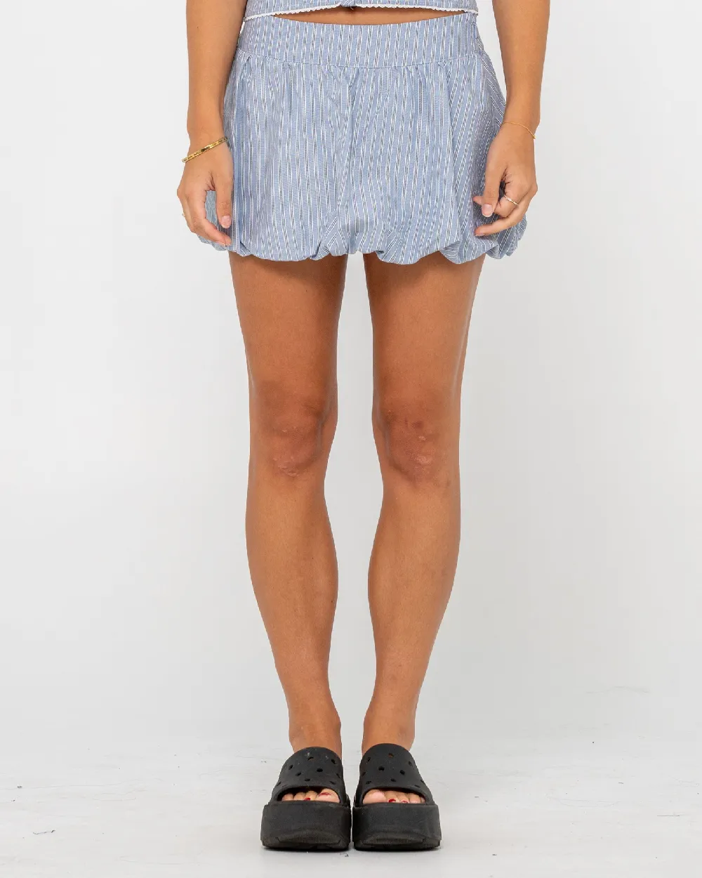Summer Court Mid Rise Bubble Skirt