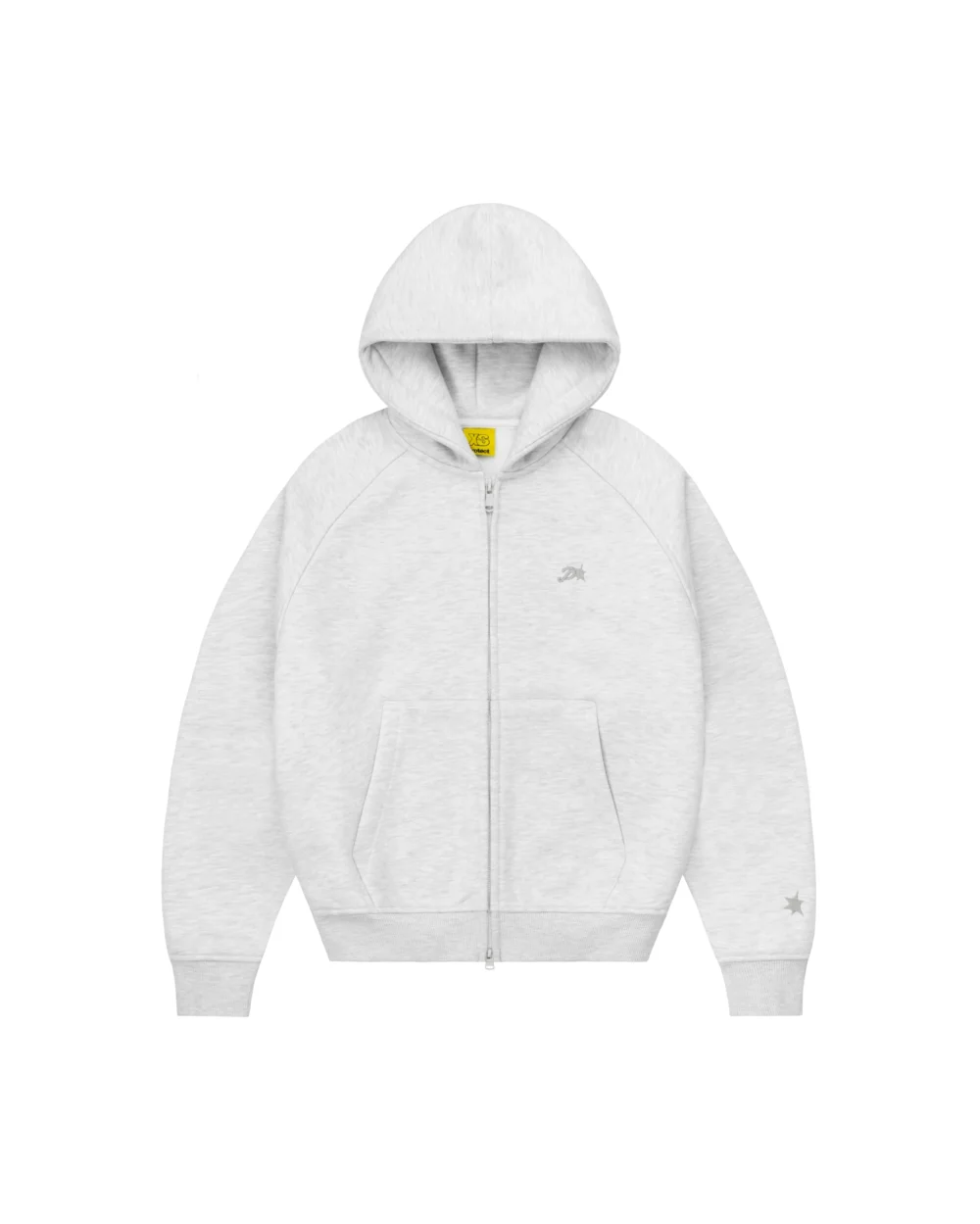 GREY DAY2DAY ZIP-UP HOODIE