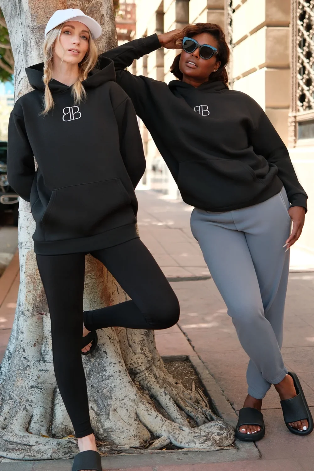 Slouchy Hoodie: Essential Logo