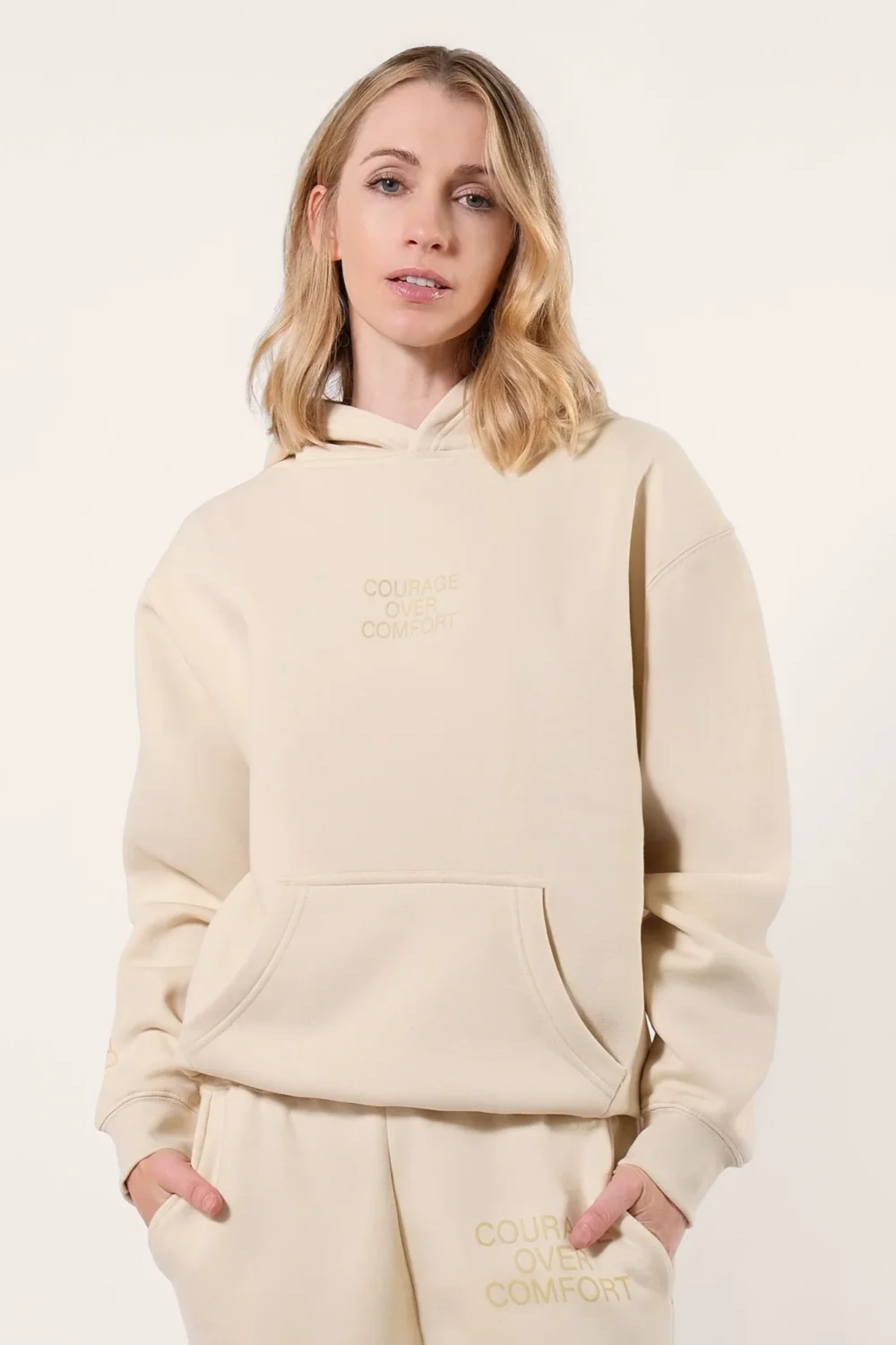 Pullover Hoodie: Courage Over Comfort