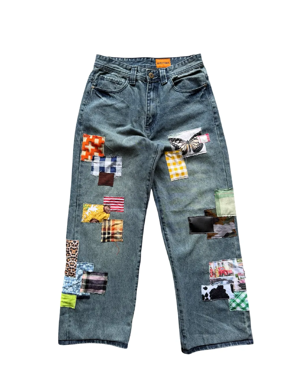 Paddington Patchwork Baggy Denim