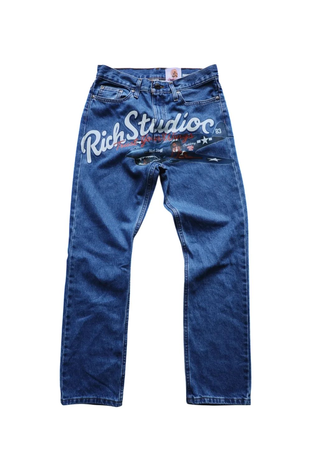 Rich Studios x Cashleticz Flying Ace Denim V2 (Navy)