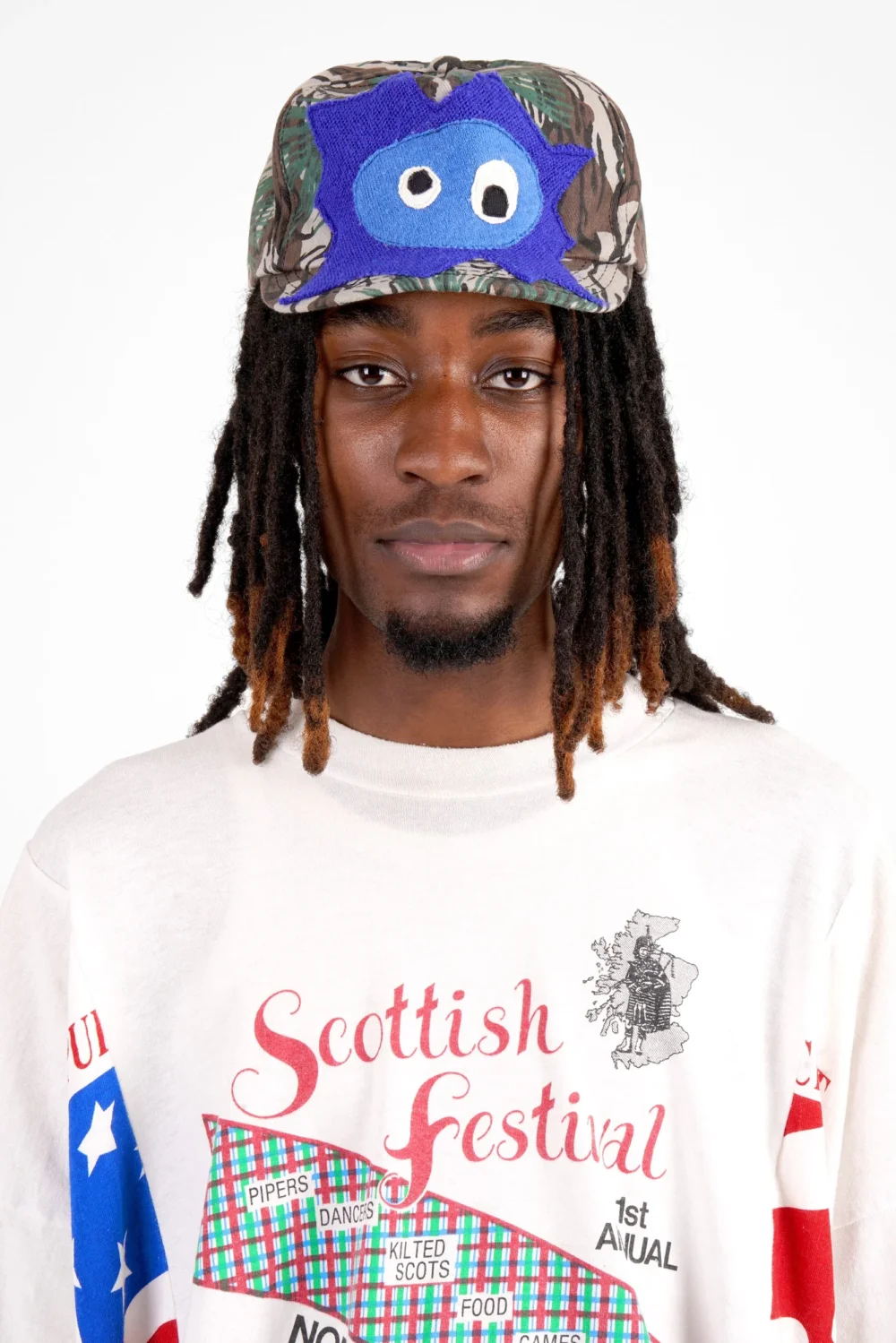 Whimsical Little Buggers Cap - Blue - 4