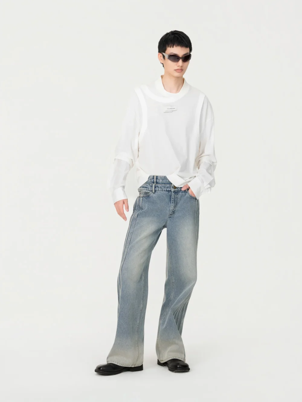 2 IN 1 LONG SLEEVE TEE