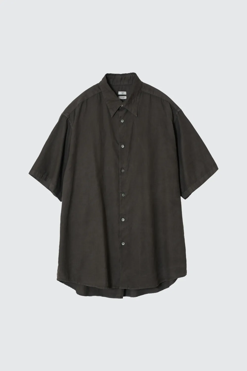 Cotton Silk Twill Garment-Dyed Loosed Shirt