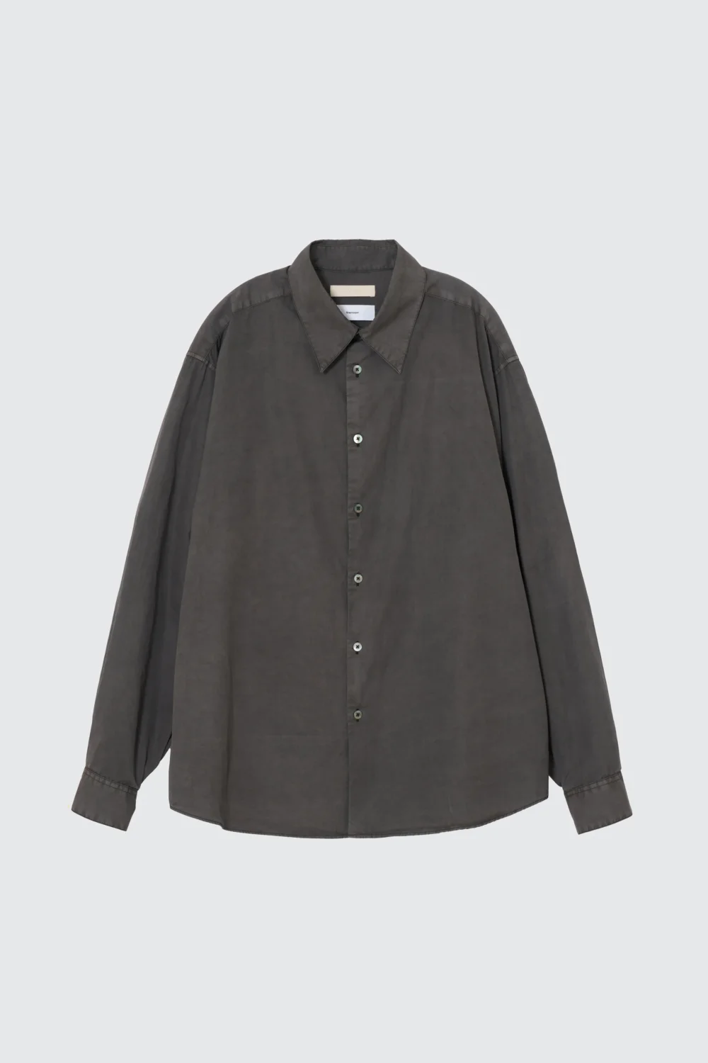 YOKE×Graphpaper Suvin Gold Cotton Poplin Pigment Dyed Regular Collar Shirt