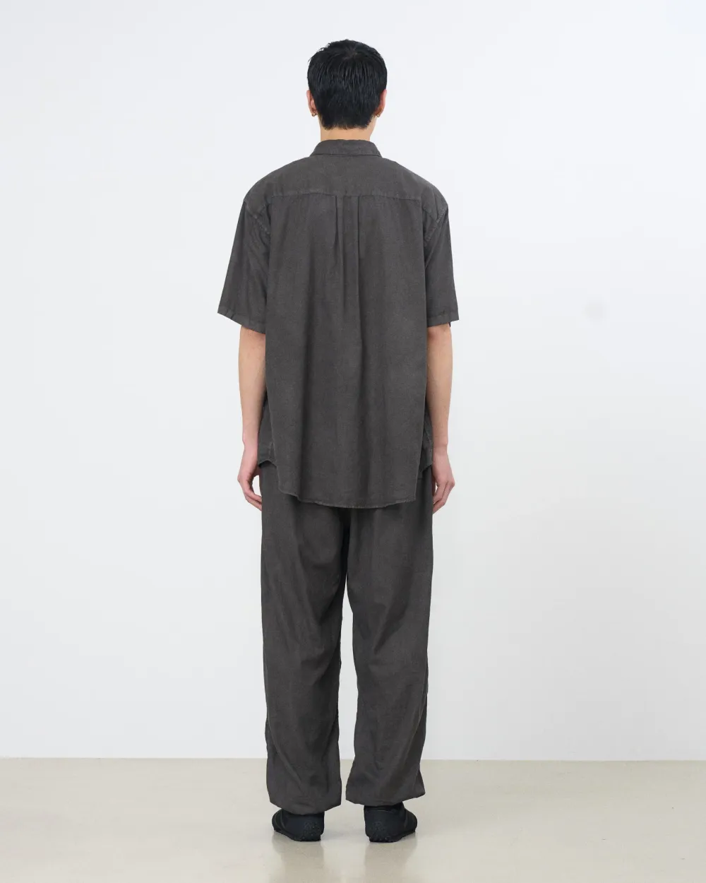 Cotton Silk Twill Garment-Dyed Loosed Shirt - 5