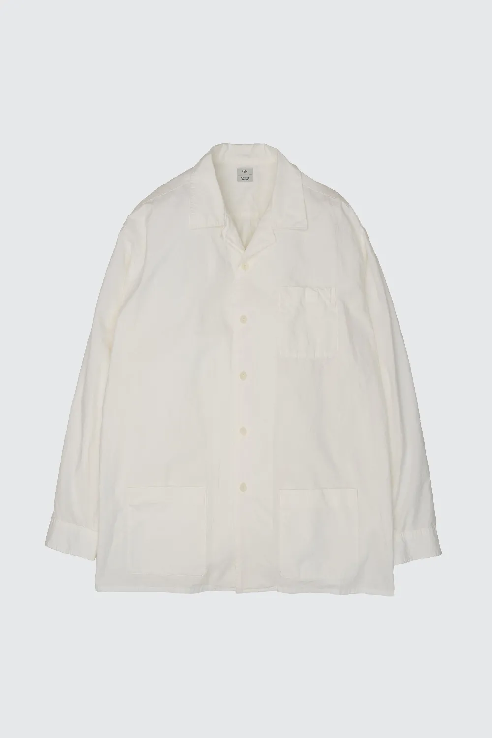 Cotton Typewriter Garment-dyed Shirt Jacket