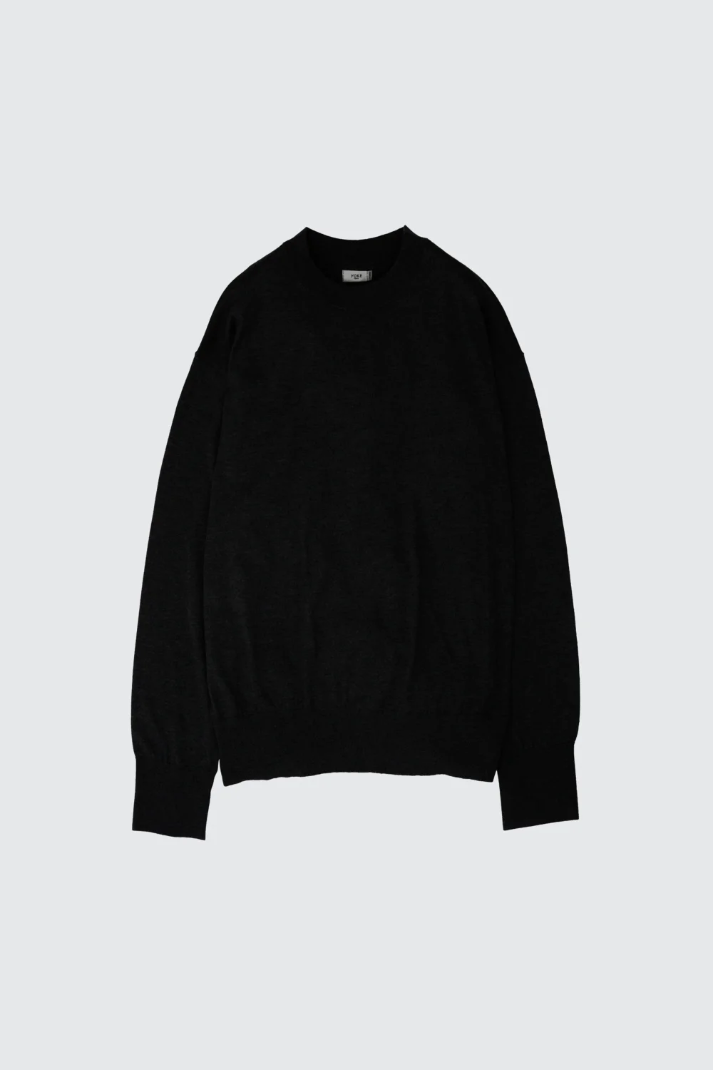 Silk Cashmere Knit Crewneck Sweater