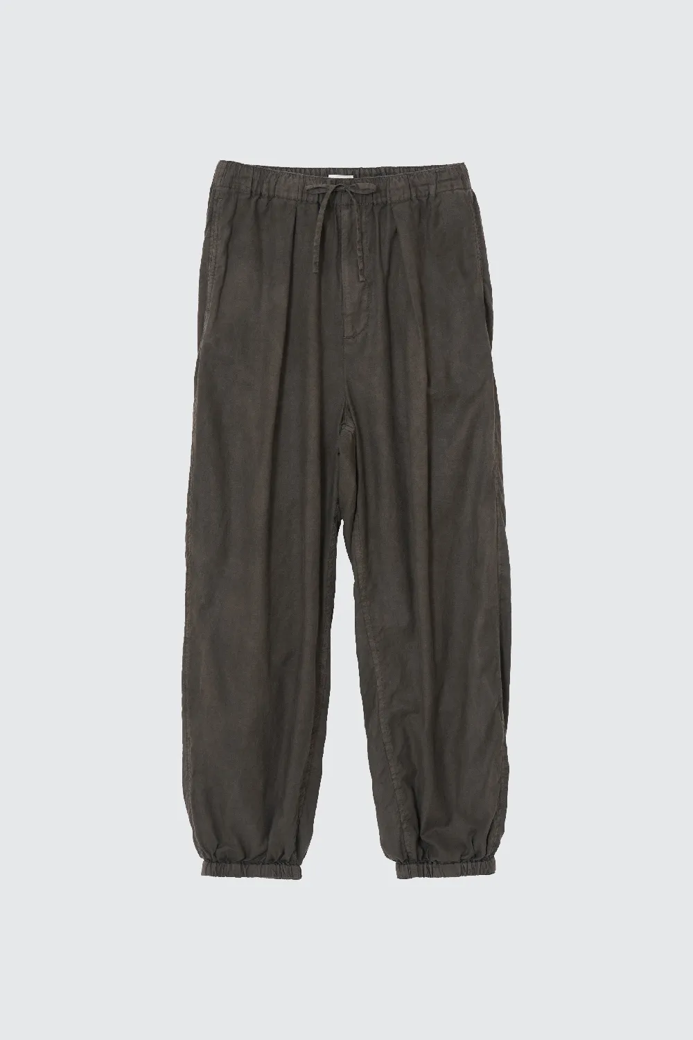 Cotton Silk Twill Garment-Dyed Easy Pants