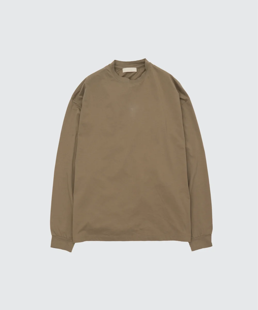 Suvin Cotton Yoke T-Shirt Long Sleeves - 2