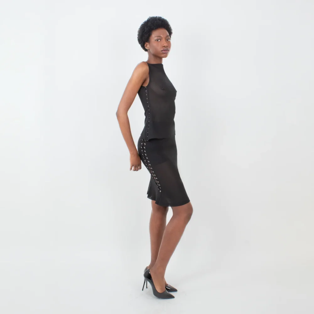 Eyelet Skirt