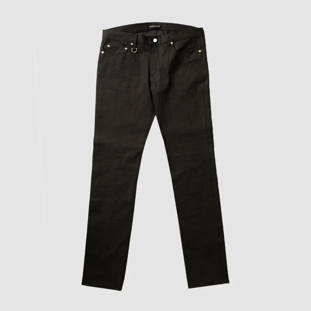 5 Pocket Selvedge Denim - Pitch Black